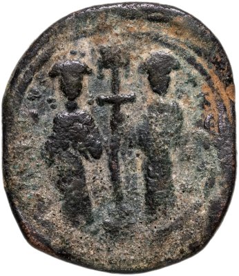 Купить Византийская империя, Константин X и Евдокия, 1059-1067 годы, фоллис.