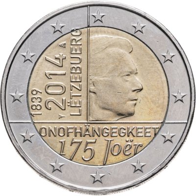 купить Люксембург 2 euro (евро) 2014 "175 лет независимости Люксембурга"