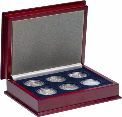 купить Острова Кука набор из 6 монет 5 долларов 2008 "Парусные корабли XX века" в подарочном футляре с сертификатом