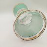 Купить Ваза для цветов мятного оттенка, стекло, краска, золочение, Bohemia Crystal (Bohemia Glass), Чехословакия, 1960-1980 гг.