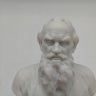 Купить Бюст Л.Н. Толстого, скульптор В.И. Сычев, бисквит, Ленинградский завод фарфоровых изделий (ЛЗФИ), СССР, 1950-1970 гг.