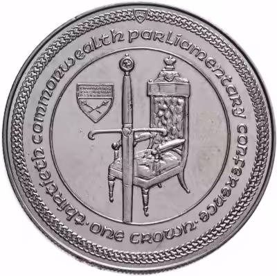 купить Остров Мэн 1 крона 1984 "Парламентская конференция"