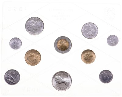 купить Италия годовой набор из 10 монет 1982