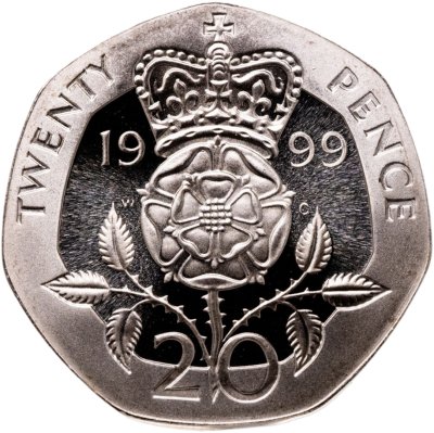 купить Великобритания 20 пенсов 1999