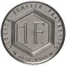 Купить Франция 1 франк (franc) 1988 "30 лет Пятой Республике"