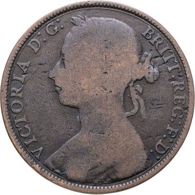 купить Великобритания 1 пенни (penny) 1884