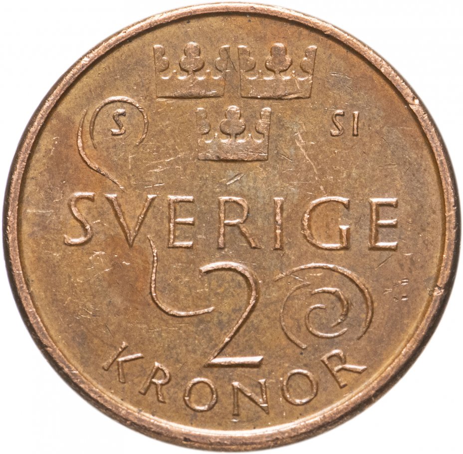 купить Швеция 2 кроны (kronor) 2016