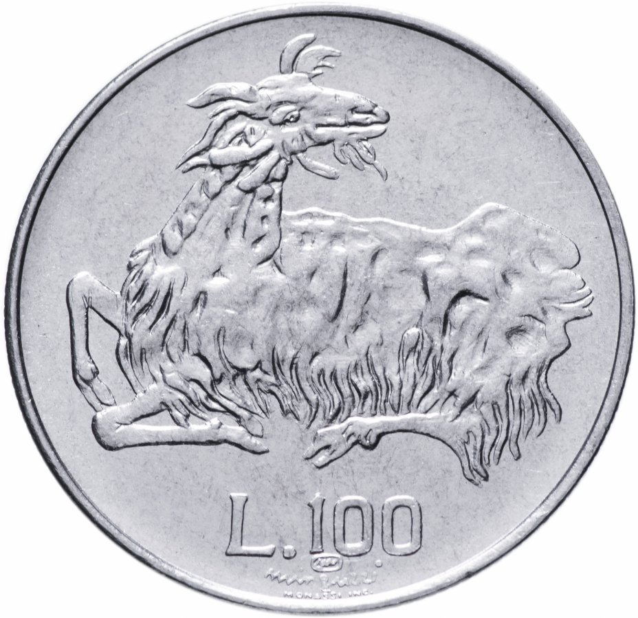 купить Сан-Марино 100 лир (lire) 1974