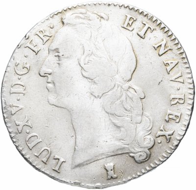 Купить Франция 1 экю (ecu) 1744 T