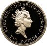 Купить Великобритания  2 фунта (pounds) 1994 "300 лет Банку Англии"