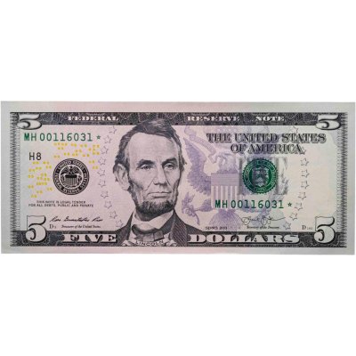 купить США 5 долларов 2013 H