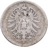 Купить Германия 20 пфеннигов (pfennig) 1875 F знак монетного двора: "F" - Штутгарт