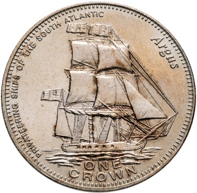Купить Тристан-да-Кунья 1 крона (crown) 2006 "Каперские суда Южной Атлантики - Argus"