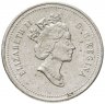 Купить Канада 5 центов (cents) 1990-2001 не магнетик, случайная дата