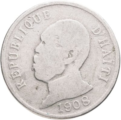 купить Гаити 50 сантимов (centimes) 1908