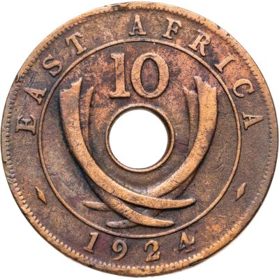 купить Британская Восточная Африка 10 центов (cents) 1924
