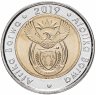 Купить ЮАР 5 рандов (rand) 2019 "25 лет конституционной демократии в Южной Африке - Демократические выборы"