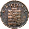 Купить Германия, Саксония 2 пфеннига 1853