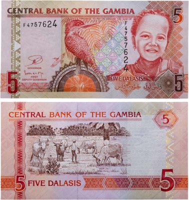 купить Гамбия 5 даласи 2006 (2014) (Pick 25с)