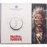Купить Великобритания 5 фунтов 2025 "Iron Maiden" в буклете