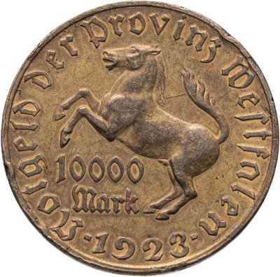 купить Германия, Вестфалия, нотгельд 10000 марок 1923