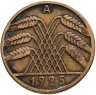 Купить Германия 10 рейхспфеннигов (reichspfennig) 1925 знак монетного двора "A" — Берлин