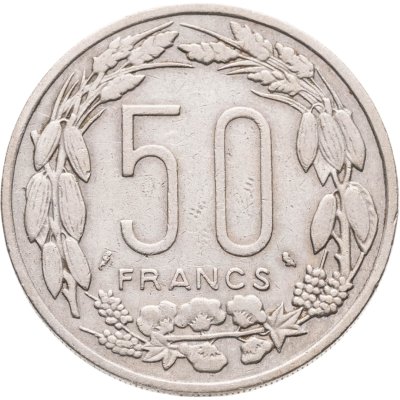 купить Экваториальная Африка и Камерун 50 франков (francs) 1961