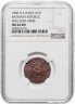 Купить Голландская Ост-Индия, Батавия 1 дуит 1808 в слабе NGC MS64BN
