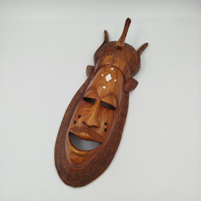 купить Маска настенная хитреца Йо, дерево, резьба, Африка, 1990-2010 гг.