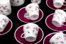 Купить Сервиз чайно-кофейный на 6 персон, украшенный цветочным декором (15 предметов), фарфор, крытье, деколь, Lichte Porzellan (Лихте), ГДР, 1966-1985 гг.