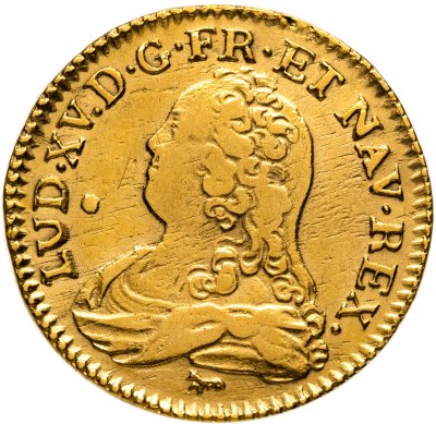 купить Франция 1 дьёр 1734, знак монетного двора "A" - Париж