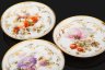 Купить Набор из трех розеток с цветочным декором (для варенья/мёда), фарфор, деколь, подрисовка, Фарфоровая фабрика Гарднера, Российская империя, 1870-1890 гг.