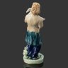 Купить [Редкость] Статуэтка "Девочка с гусем", автор Холодная Мария Петровна, фаянс, роспись, Конаковский фаянсовый завод им. М.И. Калинина (ЗиК Конаково), СССР, 1950-1970 гг.