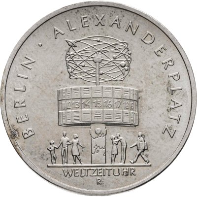 купить Германия (ГДР) 5 марок 1987 "750 лет Берлину – Александрплац"