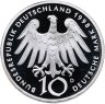 Купить Германия 10 марок 1998 "900 лет со дня рождения Хильдегард из Бингена" в капсуле