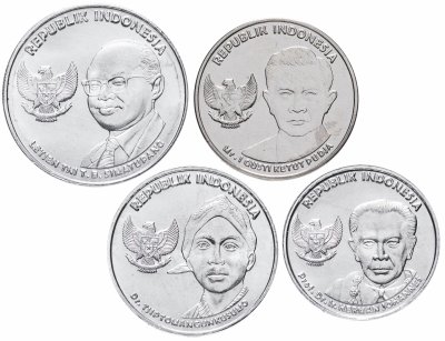 купить Индонезия набор 2016 год 100, 200, 500 и 1000 рупий (4 штуки)
