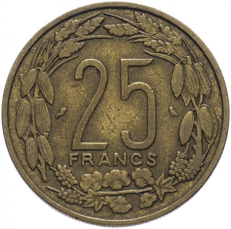 купить Камерун 25 франков 1962