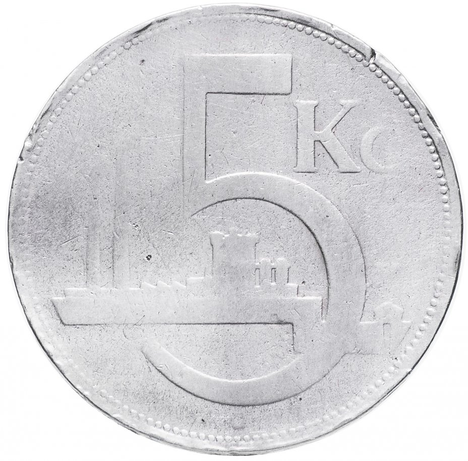 купить Чехословакия 5 крон 1930