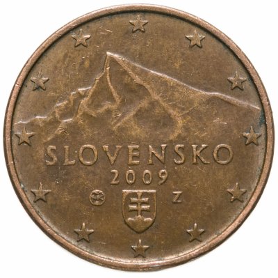 купить Словакия 5 евро центов (euro cent) 2009