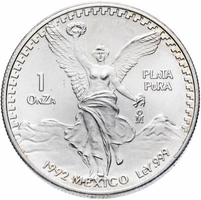 купить Мексика либертад 1 унция (1 onza, libertad) 1992 Серебряная инвестиционная монета "Свобода" Мексика