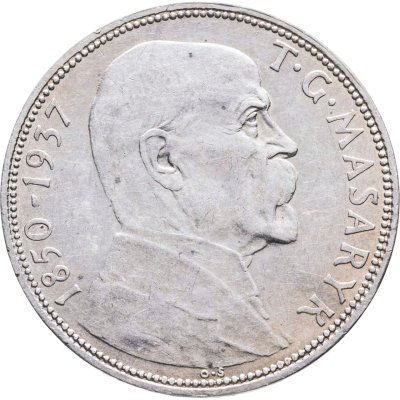 купить Чехословакия 20 крон (korun) 1937 Смерть президента Масарика