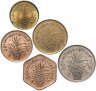 Купить Мьянма (Бирма) набор монет 1975-1986 (5 штук) FAO