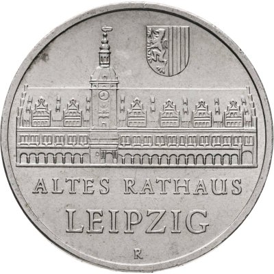 купить Германия (ГДР) 5 марок 1984 Старая Ратуша в Лейпциге