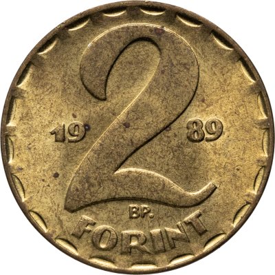 купить Венгрия 2 форинта (forint) 1970-1989