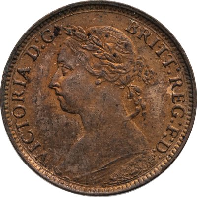 купить Великобритания 1 фартинг (farthing) 1881