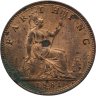 Купить Великобритания 1 фартинг (farthing) 1881