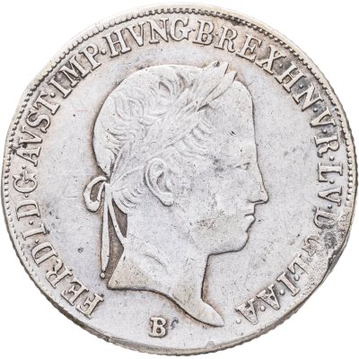 купить Австрийская империя, королевство Венгрия, 20 крейцеров 1846 г., знак монетного двора "В" - Кремница