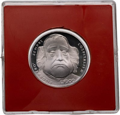 купить Сан-Марино 1000 лир (lire) 1982 100 лет со дня смерти Джузеппе Гарибальди