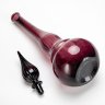 Купить Большой интерьерный штоф/бутыль со стеклянной пробкой (63 см), Empoli Glass Genie, цветное стекло, Италия, 1960-1970 гг.