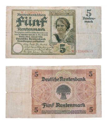 купить Германия 5 марок 1926 серия N